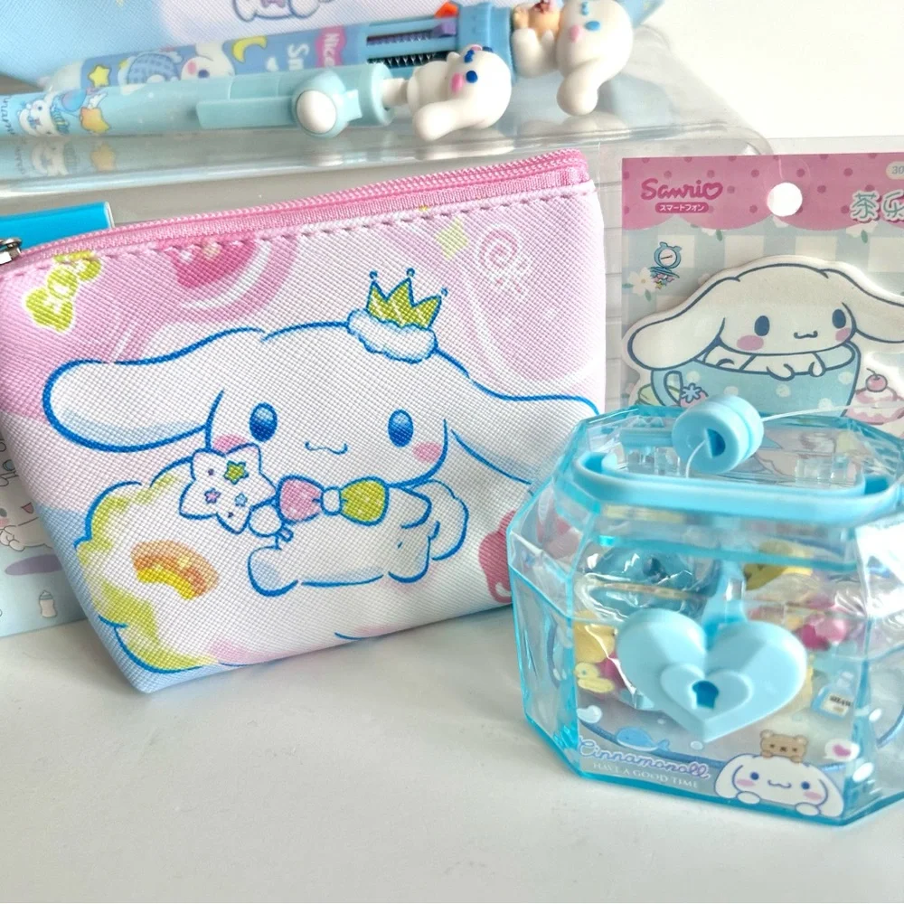 🩵(CIN325) Cinnamoroll Adorable 10-Piece Pencil Case Bundle! - Picture 3 of 7